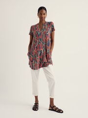 Seasalt Cornwall Blue Wreathe Tunic - Image 3 of 5