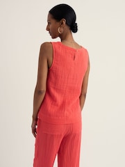 Seasalt Cornwall Orange Maddie Vest - Image 3 of 5