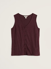 Seasalt Cornwall Brown Carn Glaze Vest - Image 4 of 5