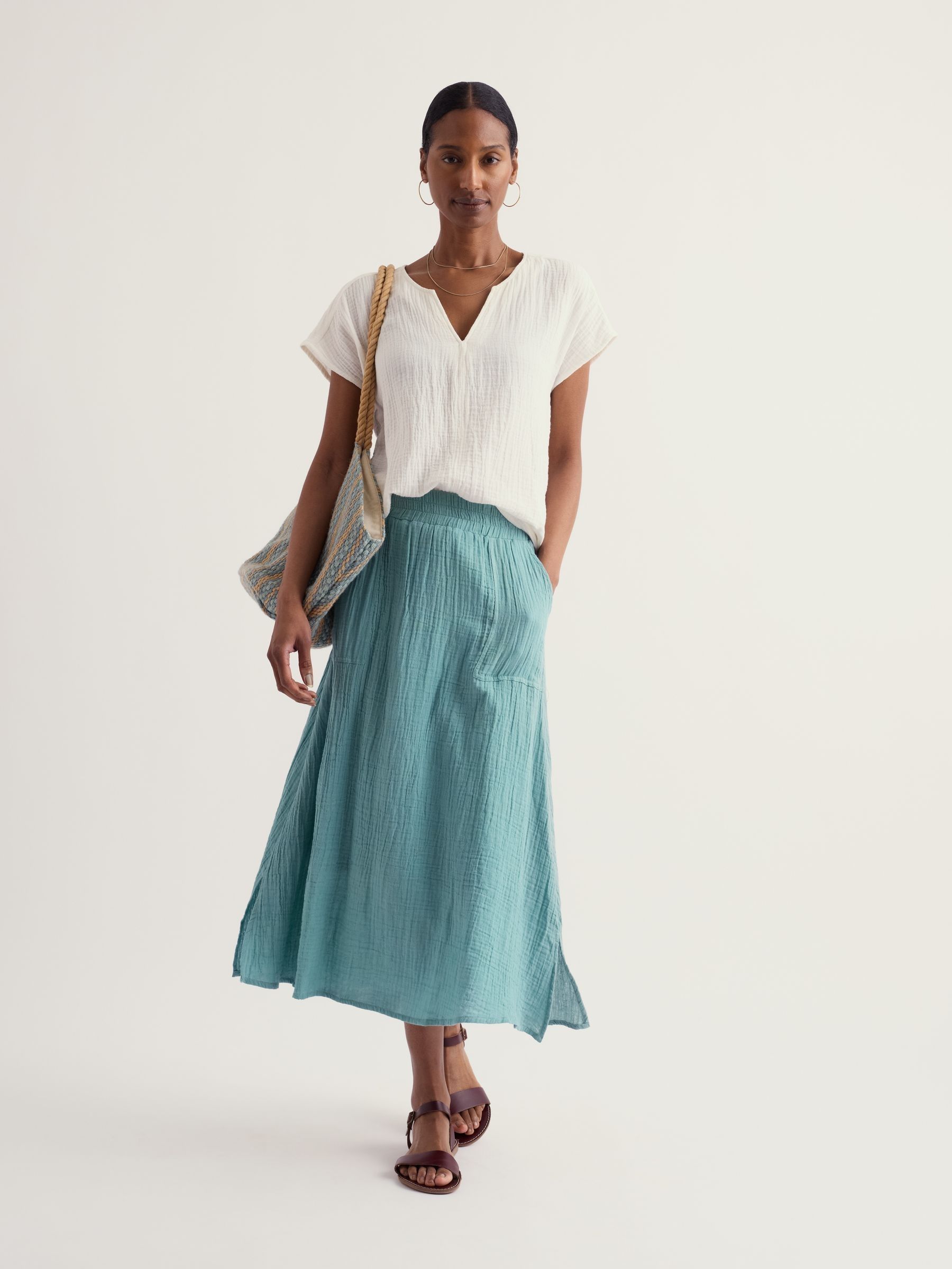 Buy Seasalt Cornwall Blue Bee Orchid Skirt from the Next UK online