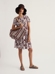 Seasalt Cornwall Brown S/S Witch Hazel Dress - Image 1 of 5