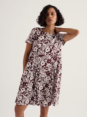 Seasalt Cornwall Brown S/S Witch Hazel Dress - Image 2 of 5