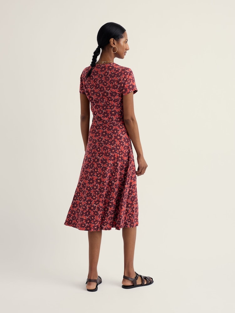 Seasalt Cornwall Red Tall Pier View Dress - Image 2 of 6 Seasalt Cornwall Red Tall Pier View Dress - Image 2 of 6