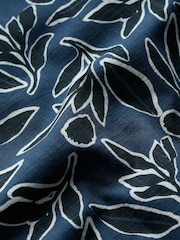 Seasalt Cornwall Blue Palores Short Sleeve Shirt - Image 5 of 5
