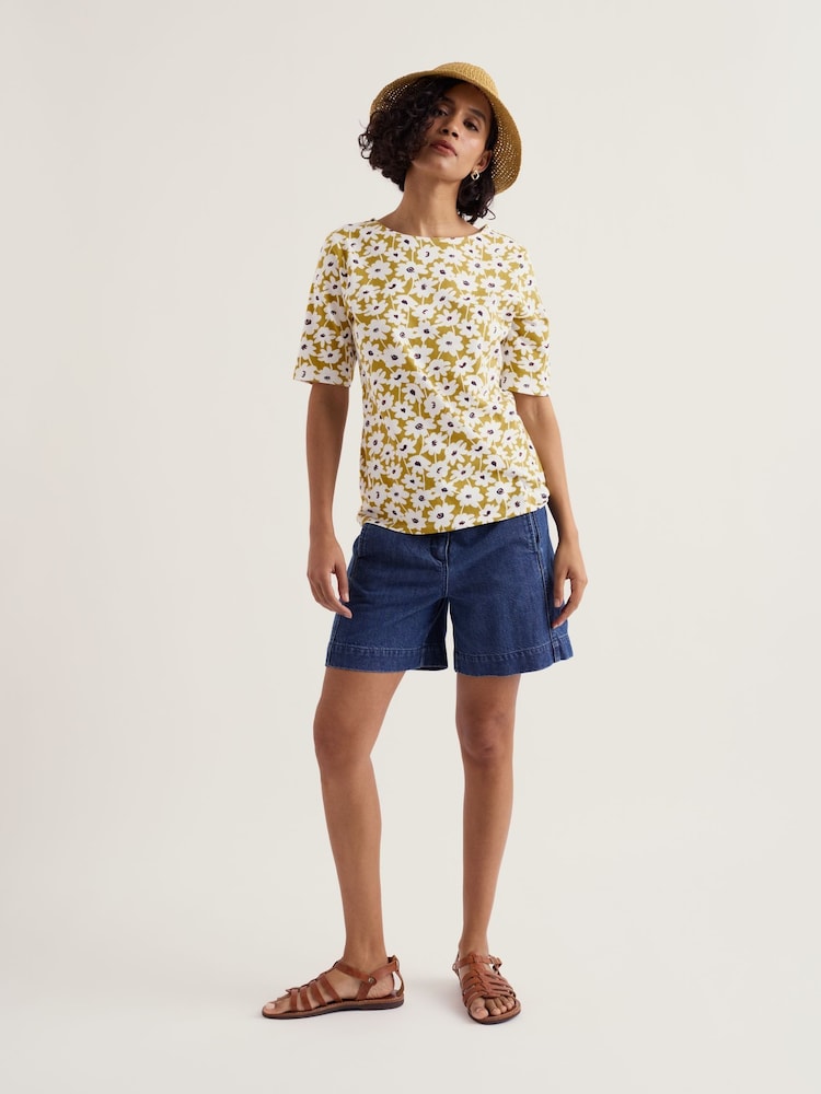 Grøn - Seasalt Cornwall Poisson T-shirt - Billede 2 af 5