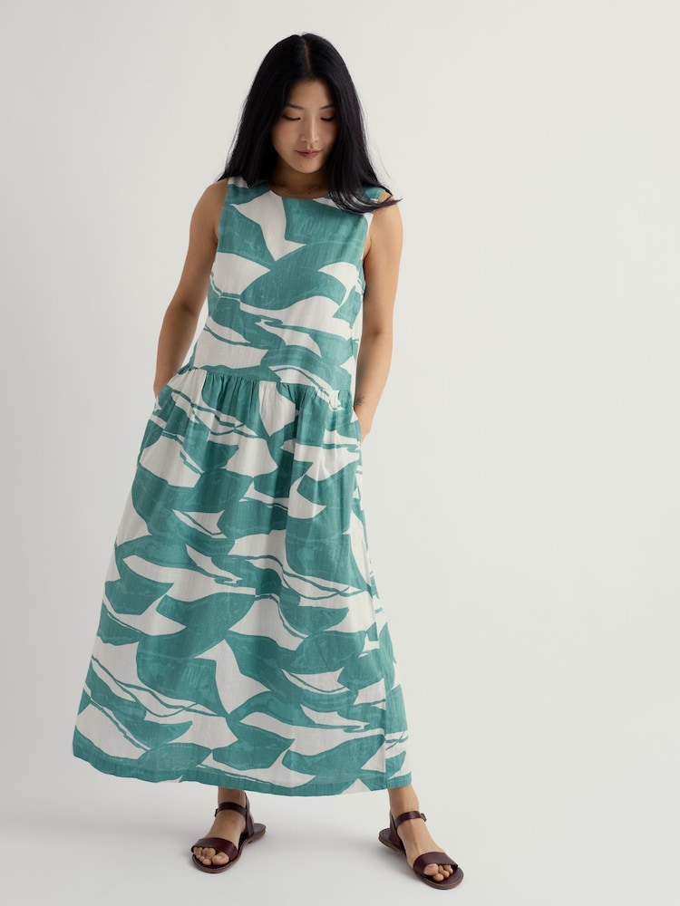 Seasalt Cornwall Green Brouse Dress - Image 1 of 5