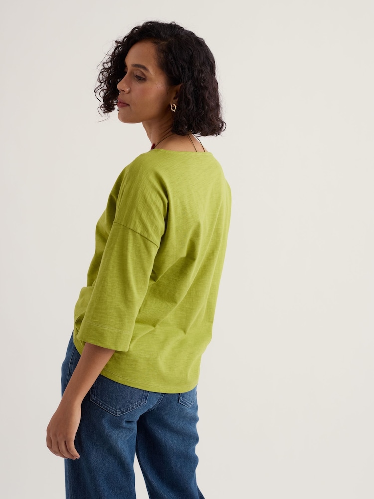 Seasalt Cornwall Green Tremayne Quay Top - Image 2 of 5