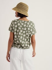 Seasalt Cornwall Green Appletree T-Shirt - Image 3 of 5
