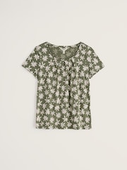 Seasalt Cornwall Green Appletree T-Shirt - Image 4 of 5