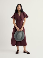 Brązowy - Seasalt Cornwall Kerthen Woods Dress - Obraz 1 z 5