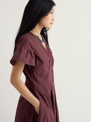 Brązowy - Seasalt Cornwall Kerthen Woods Dress - Obraz 2 z 5