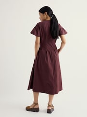Brązowy - Seasalt Cornwall Kerthen Woods Dress - Obraz 3 z 5