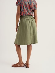 Seasalt Cornwall Green Pepper Moth Skirt - Image 3 of 5