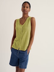 Seasalt Cornwall Green Carn Glaze Vest - Image 1 of 5