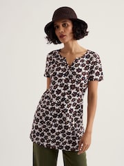 Seasalt Cornwall Brown Artists Palette Tunic - Image 1 of 5