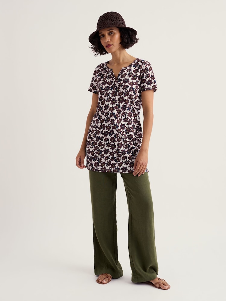 Seasalt Cornwall Brown Artists Palette Tunic - Image 2 of 5