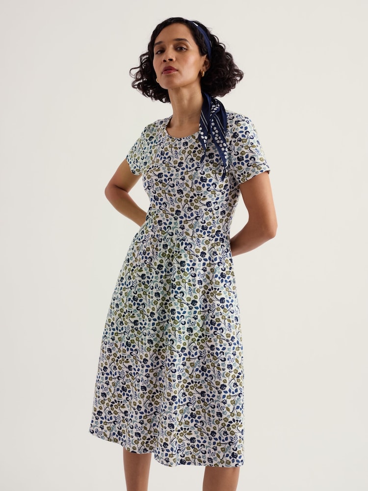 Seasalt Cornwall Green April Dress - Image 1 of 7