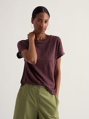 Seasalt Cornwall Brown Carn Cove T-Shirt - Image 1 of 5