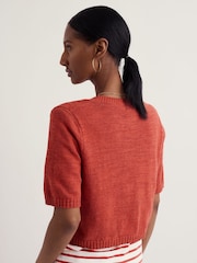 Seasalt Cornwall Red Wild Thyme Cardigan - Image 4 of 6