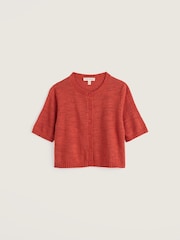 Seasalt Cornwall Red Wild Thyme Cardigan - Image 5 of 6