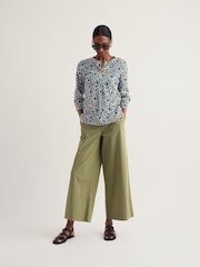 Seasalt Cornwall Green Watercolour Sketch Top - Image 3 of 5