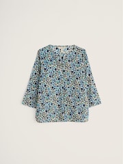 Seasalt Cornwall Green Watercolour Sketch Top - Image 4 of 5