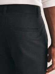 Black/Nude Straight Fit Stretch Chino Trousers 2 Pack - Image 6 of 9