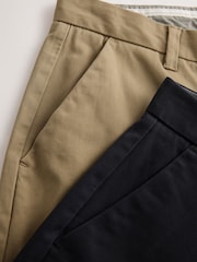 Black/Nude Slim Fit Stretch Chino Trousers 2 Pack - Image 5 of 6