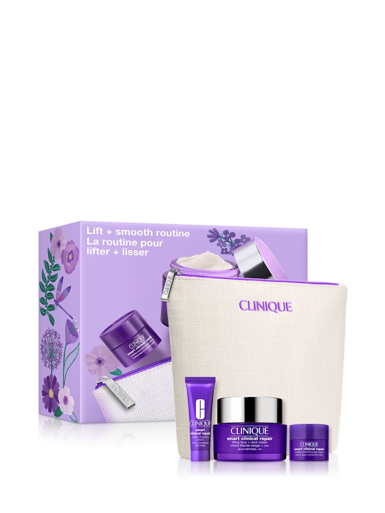 Clinique Smart Clinical Repair: Lift + Smooth Routine Skincare Set - Image 1 of 2 Clinique Smart Clinical Repair: Lift + Smooth Routine Skincare Set - Image 1 of 2