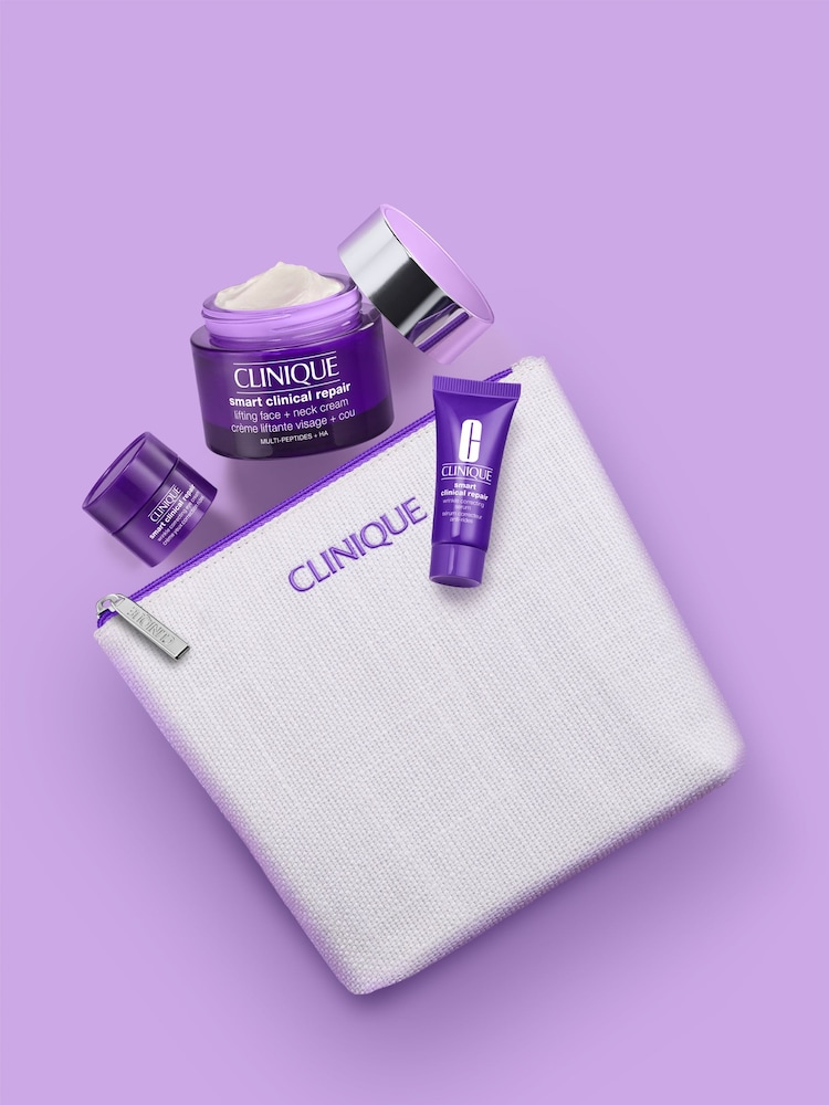 Clinique Smart Clinical Repair: Lift + Smooth Routine Skincare Set - Image 2 of 2 Clinique Smart Clinical Repair: Lift + Smooth Routine Skincare Set - Image 2 of 2