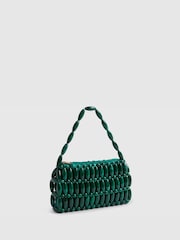 River Island Green Beaded Grab Bag - Image 2 of 6
