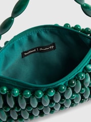 River Island Green Beaded Grab Bag - Image 6 of 6