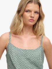 Superdry Grey Printed Cami Mini Dress - Image 3 of 6