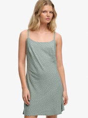 Superdry Grey Printed Cami Mini Dress - Image 4 of 6