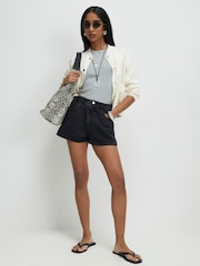 River Island Elasticated Waist Denim Shorts - Imagen 3 de 4