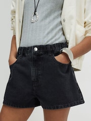 River Island Elasticated Waist Denim Shorts - Imagen 4 de 4