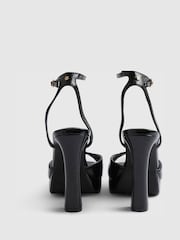 River Island Black Platform Heeled Sandals - Image 3 of 5