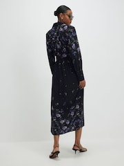 River Island Floral Print Column Midi Dress - Imagen 2 de 4