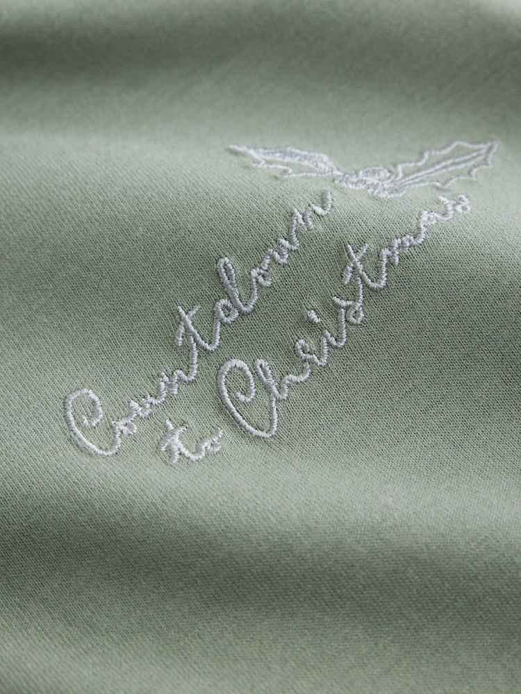 Sage Green 12 Days of Christmas - 短袖睡衣 - 圖片 2/3