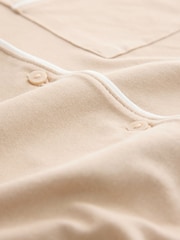 Neytral - Pijama ilə Button Through Pyjamas - 3şəkildən 2 şəkil