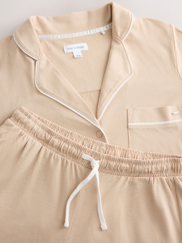 Neytral - Pijama ilə Button Through Pyjamas - 3şəkildən 3 şəkil