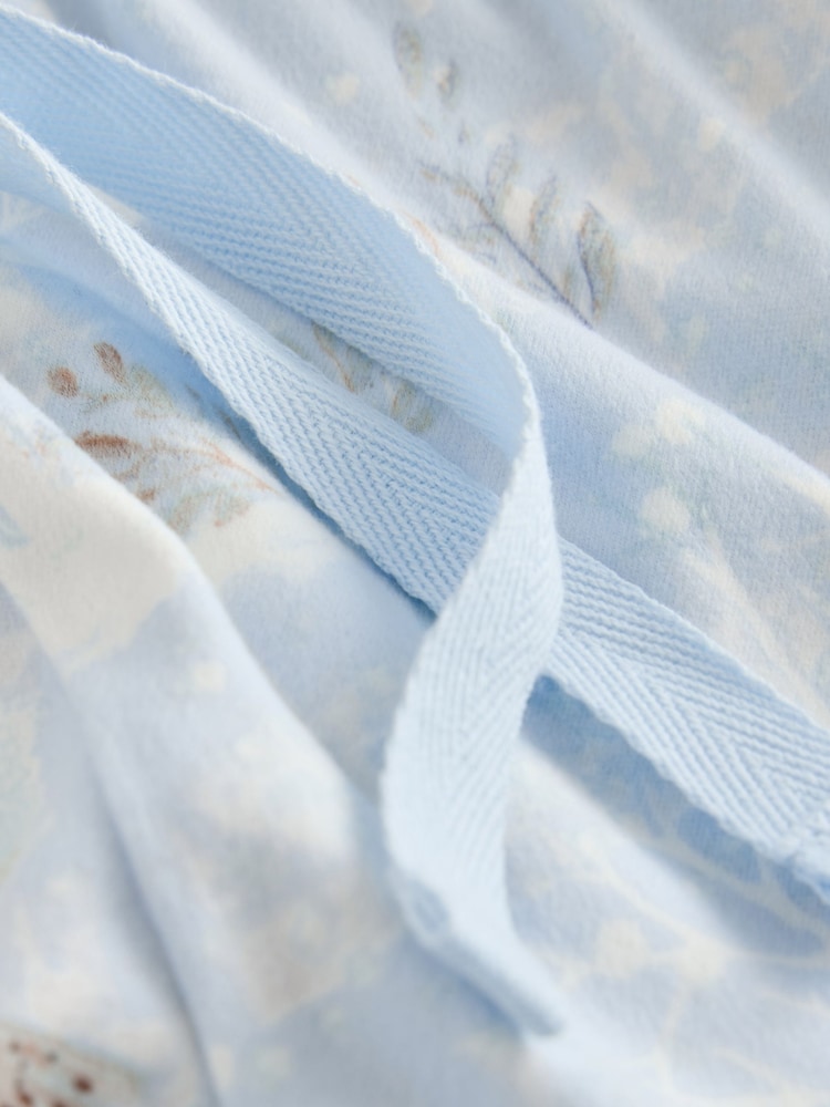 Light Blue Woodland Cosy Long Sleeve Pyjamas Set - Image 2 of 3 Light Blue Woodland Cosy Long Sleeve Pyjamas Set - Image 2 of 3