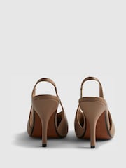 River Island Brown Slingback Court Shoes - Image 4 of 6