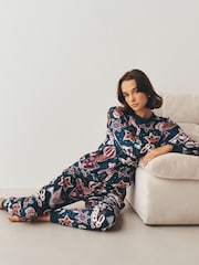 Green Beaded Baubles Cosy Long Sleeve Pyjamas Set - Image 5 of 8