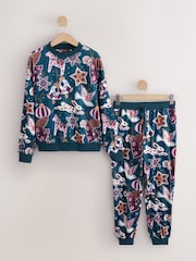 Green Beaded Baubles Cosy Long Sleeve Pyjamas Set - Image 6 of 8