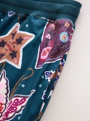 Green Beaded Baubles Cosy Long Sleeve Pyjamas Set - Image 8 of 8