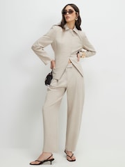 River Island Soft Tailored Fitted Shacket - Imagem 2 de 4