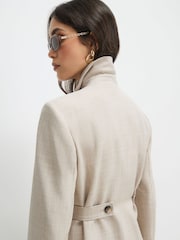 River Island Soft Tailored Fitted Shacket - Imagem 3 de 4