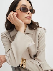 River Island Soft Tailored Fitted Shacket - Imagem 4 de 4