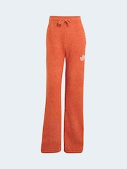 adidas Burnt Orange Original  Knit Essentials Boucle Trousers - Image 5 of 5